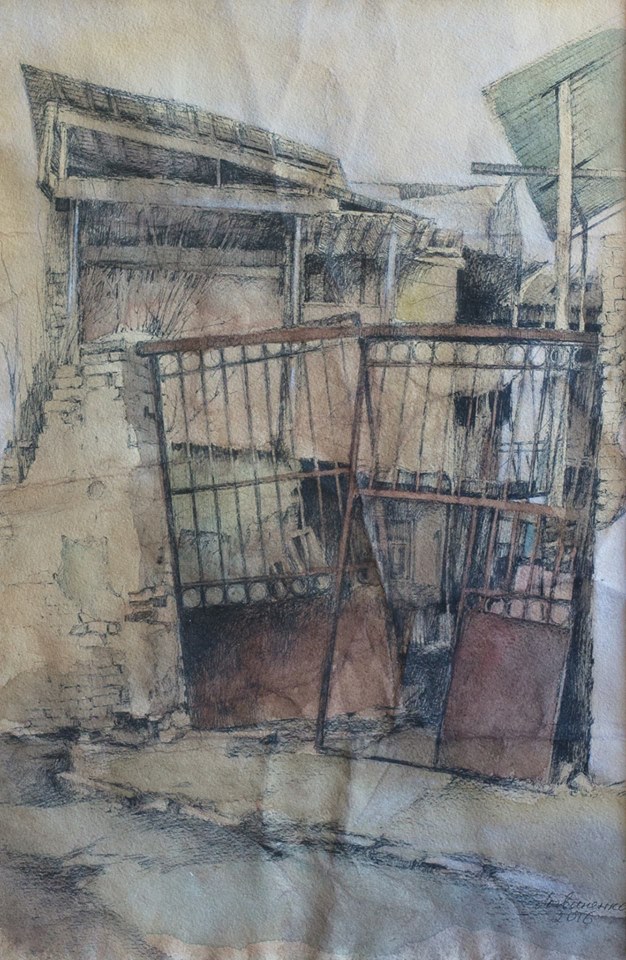 Haunted houses of old Tbilisi sketched by Ukrainian artist geotv.ge